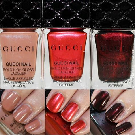 gucci burnt cinnamon nail polish|Gucci Burnt Cinnamon, Antique Ruby, Siam Red Nail .